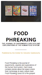 Mobile Screenshot of foodphreaking.com